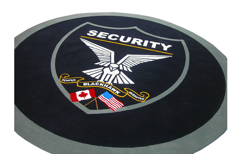 blackhawk security logo carpet