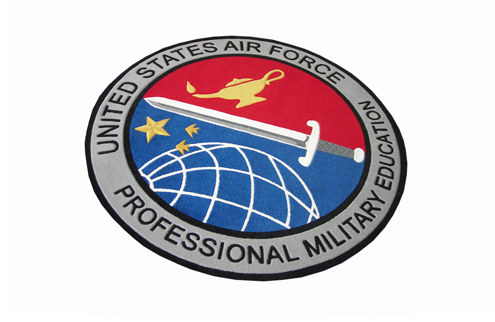 custom logo rug for air force